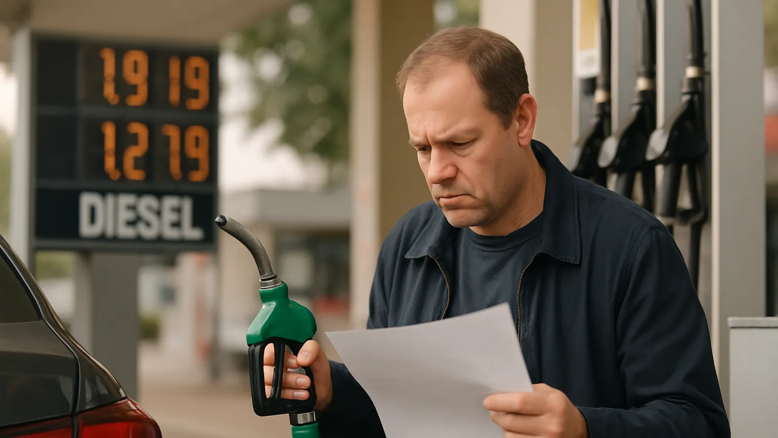 Der Tankrabatt wurde bei Diesel wohl zu wenig weitergegeben.