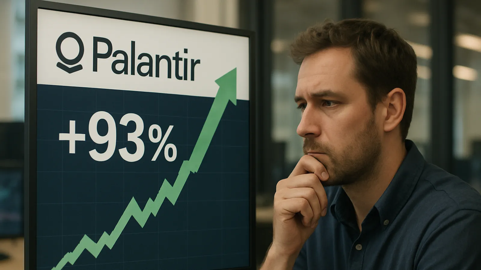 Der Umsatz von Palantir ist um 93 Prozent gestiegen.
