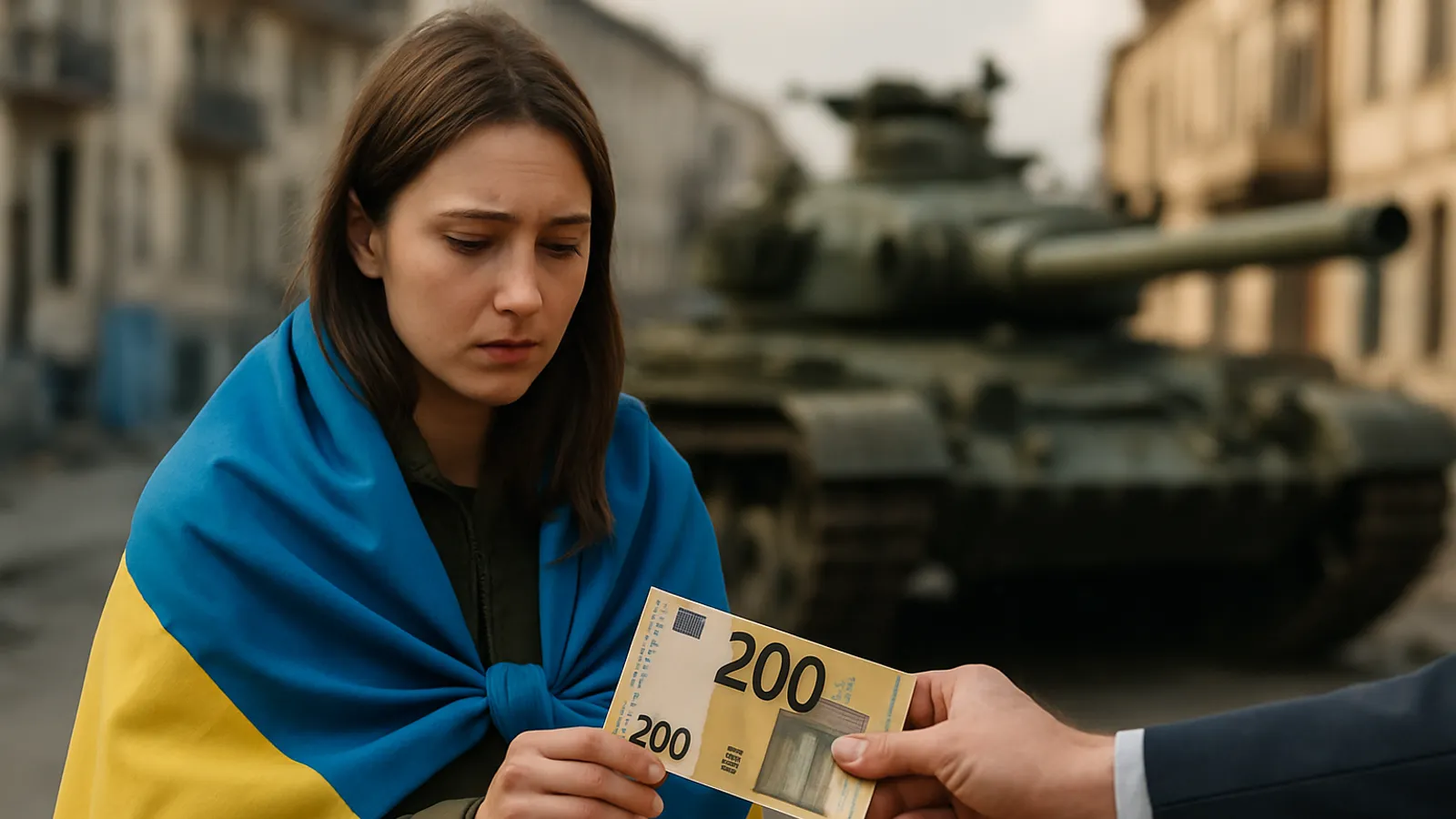 Deutschland sagt der Ukraine 200 Millionen Euro Militärhilfe zu.