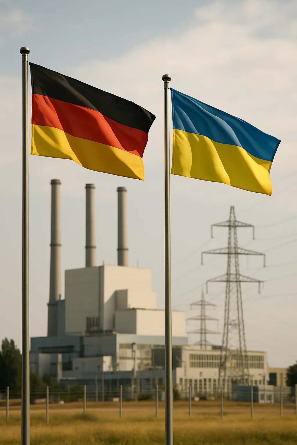 Deutschland schenkt der Ukraine ein Kraftwerk in Lubmin bei Greifswald.