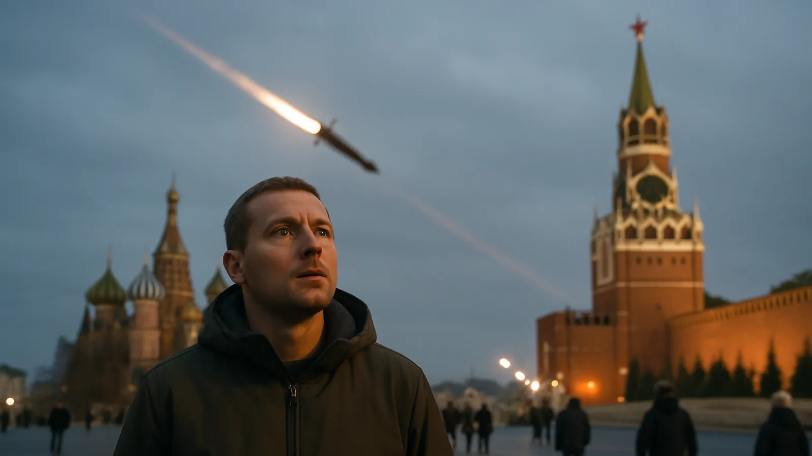 Die Abwehr der russischen Hauptstadt hat auf ein rätselhaftes Ziel gefeuert.