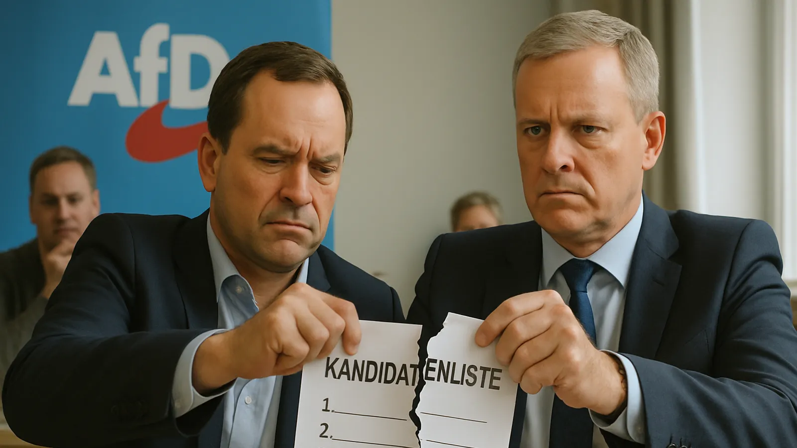 Die AfD-Chefs fordern eine Neuwahl der NRW-Kandidatenliste.