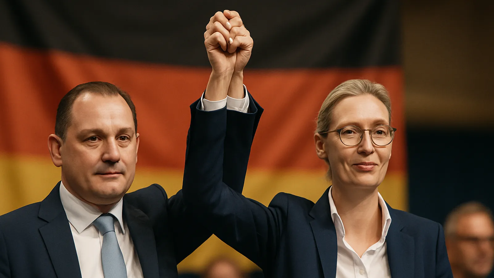 Die AfD hat Tino Chrupalla und Alice Weidel als Parteivorsitzende wiedergewählt.