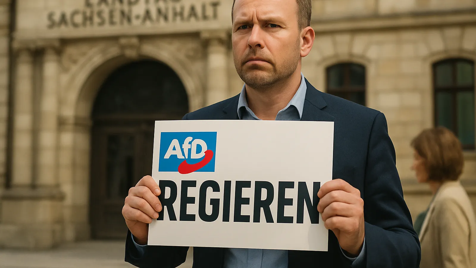 Die AfD Sachsen-Anhalt bekräftigt ihren Regierungsanspruch nach der Landtagswahl.