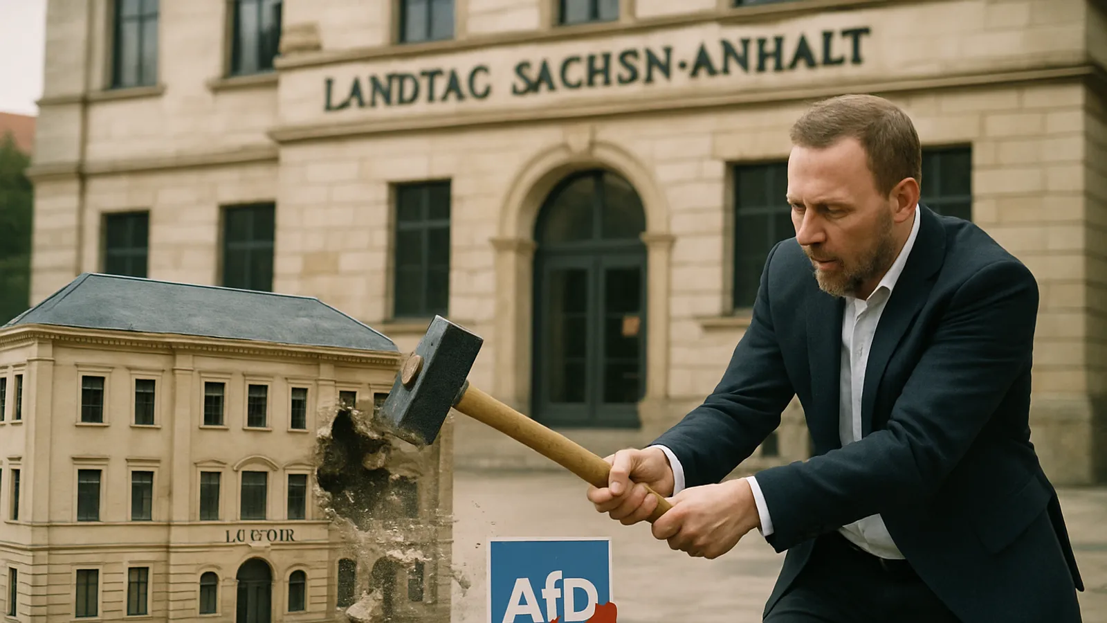 Die AfD Sachsen-Anhalt plant einen radikalen Umbau.