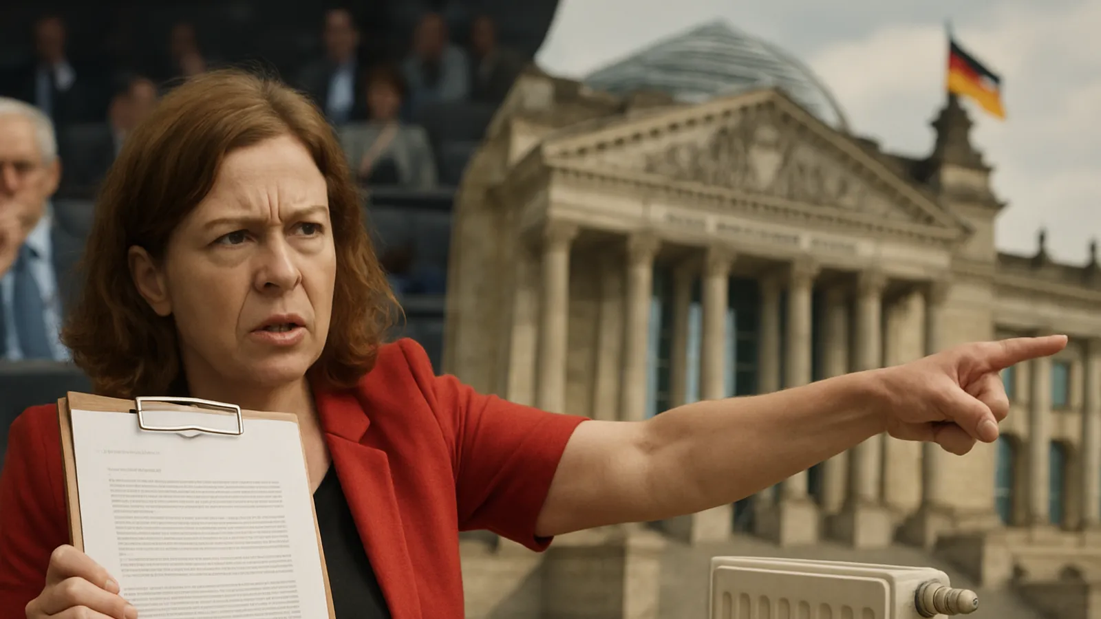 Die Bundestagsfraktion der Linken klagt gegen die Abstimmung über das Heizungsgesetz.