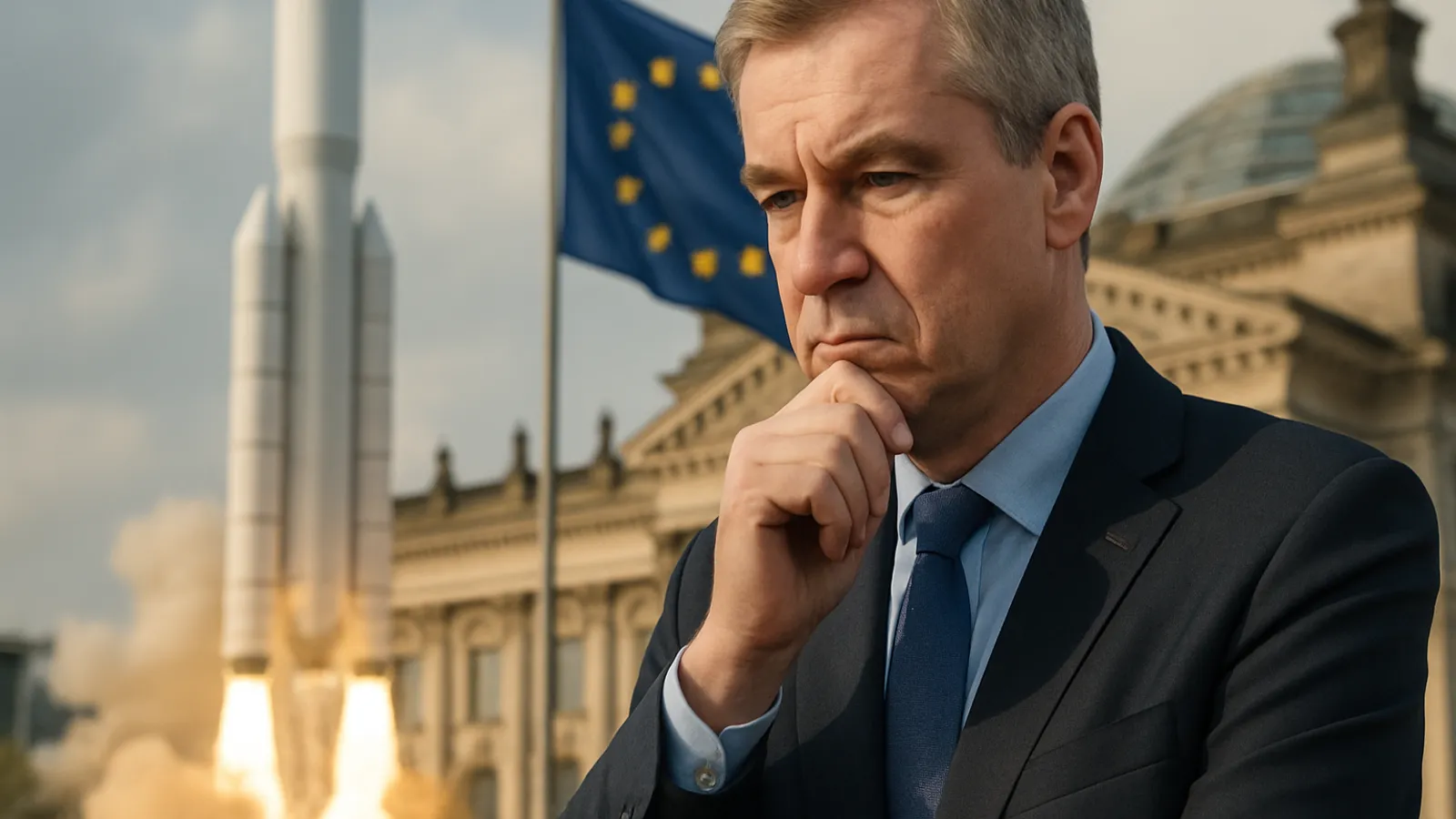 Die CSU bezeichnet Trägerraketen als das Nadelöhr europäischer Souveränität.