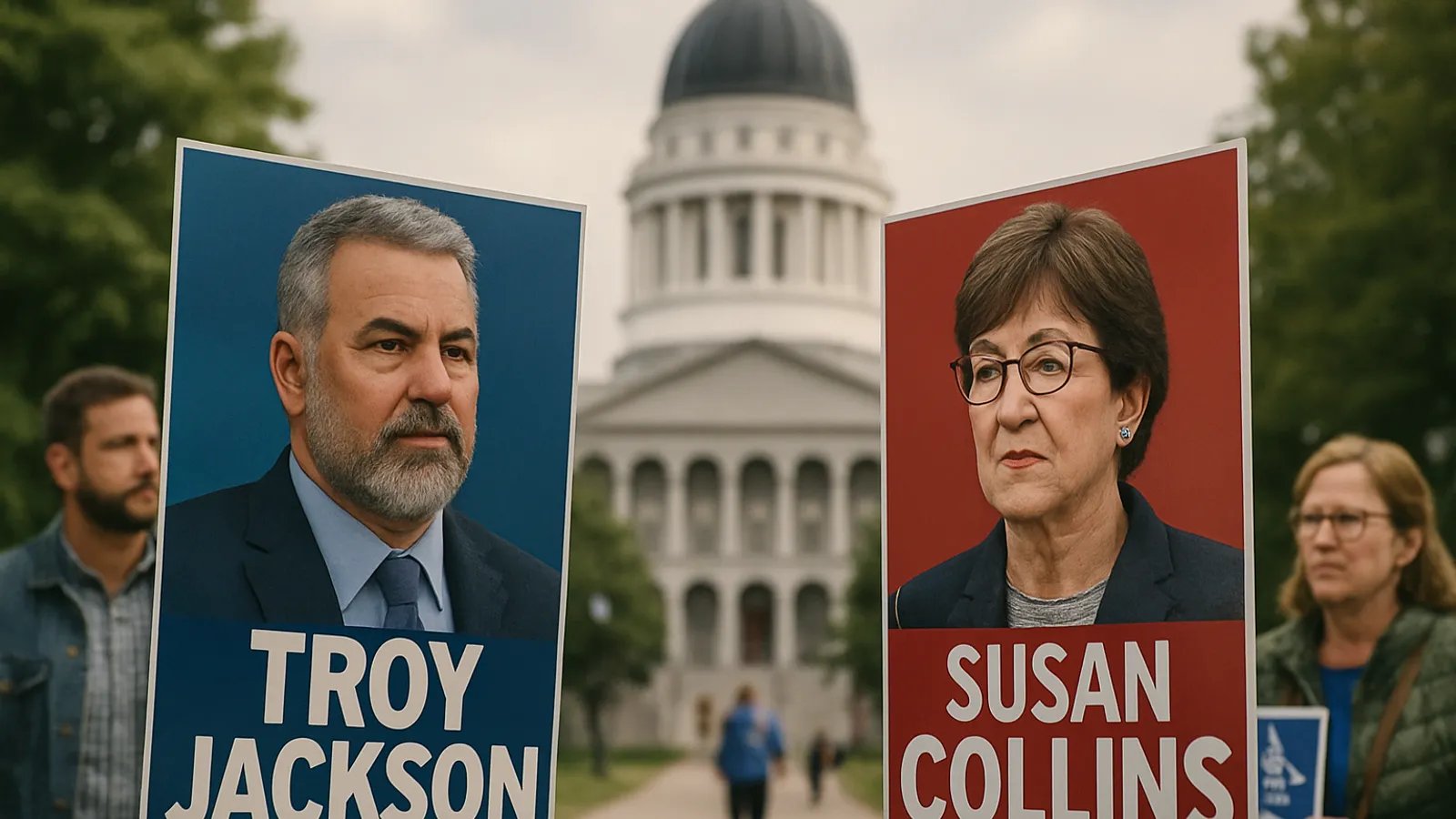 Die Demokraten in Maine glauben, dass Troy Jackson Susan Collins im Senatsrennen schlagen kann.