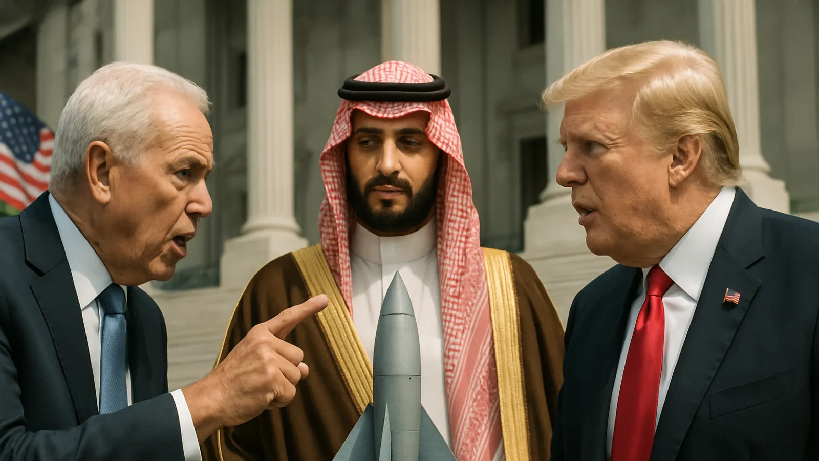 Die Demokraten kritisieren den saudischen Atomdeal von Trump, während die GOP eine regionale Allianz lobt.