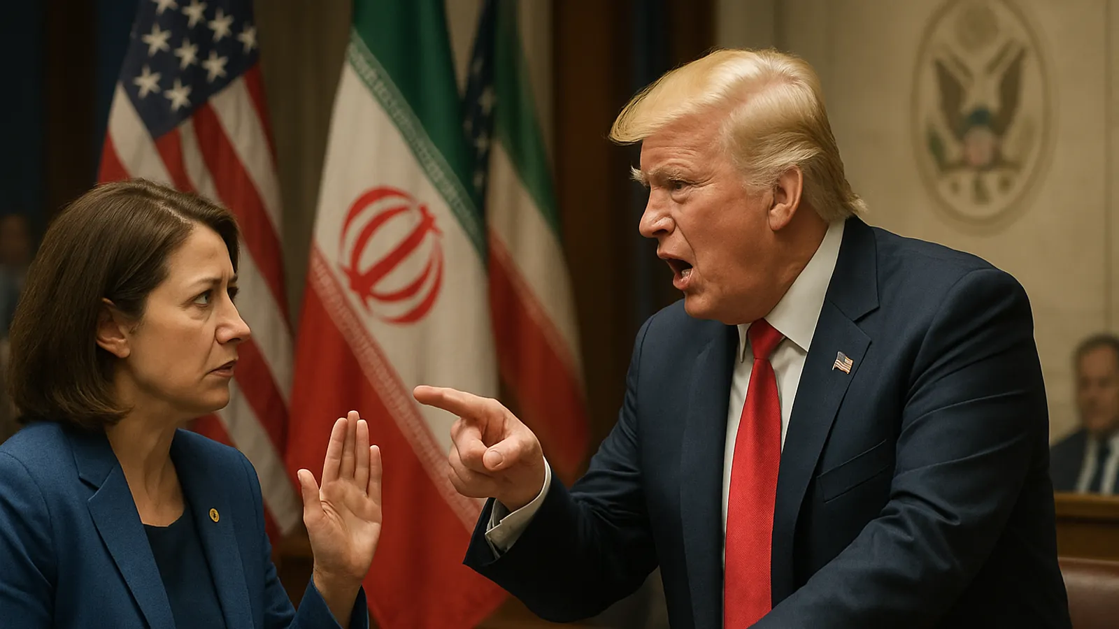 Demokraten wehren sich gegen Trumps Vorschlag, Iran in einen parteiübergreifenden Russland-Sanktionsentwurf aufzunehmen.