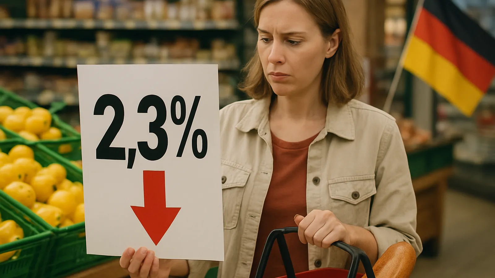 Die deutsche Inflationsrate fiel im Juni überraschend auf 2,3 Prozent.