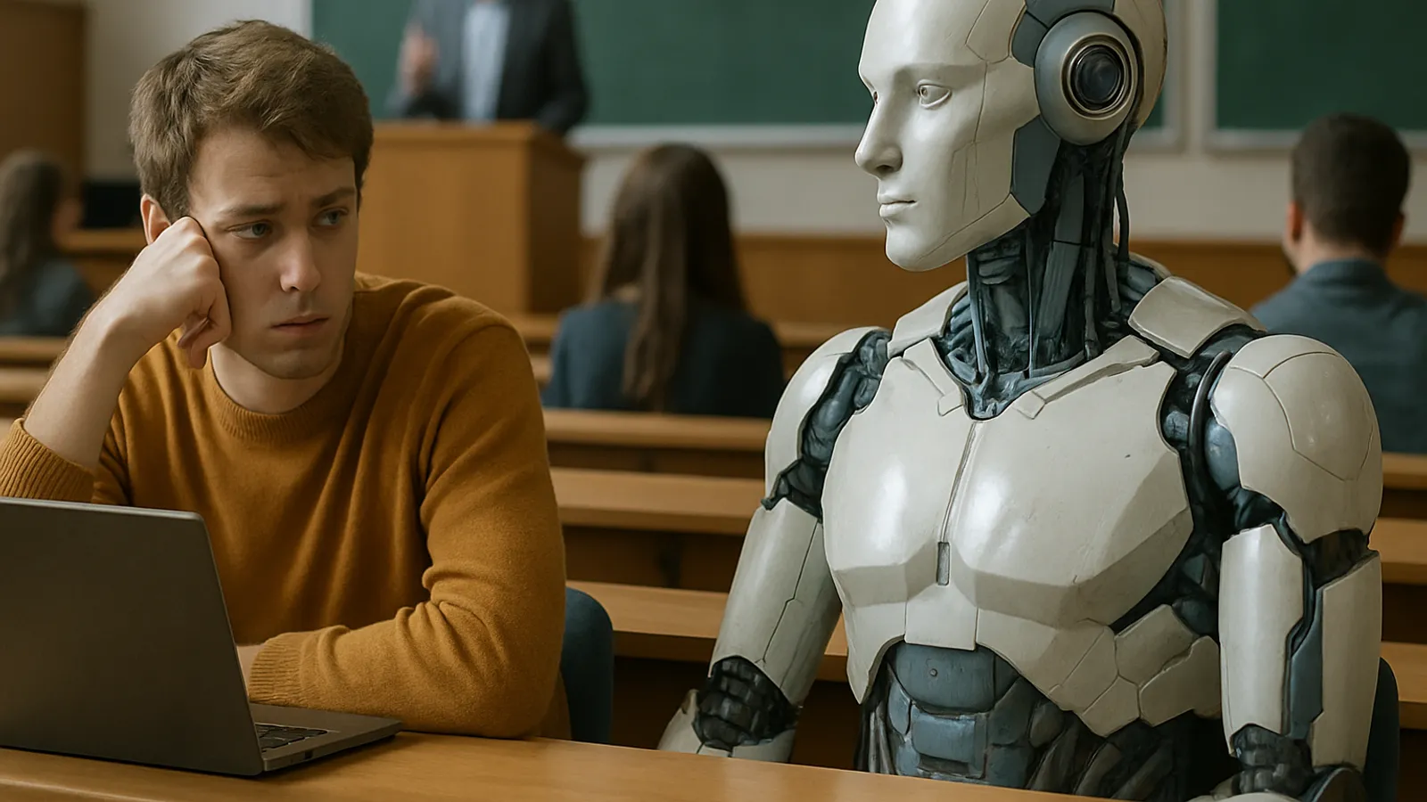 Die Diskussion über Künstliche Intelligenz in der Hochschullehre stellt die Frage, was sie mit uns macht.