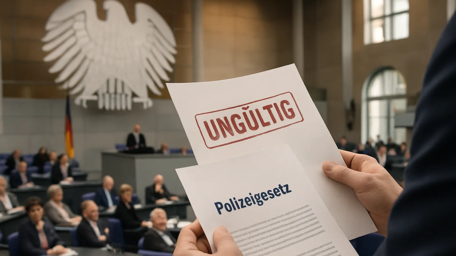 Die dritte Abstimmung über das Polizeigesetz im Bundestag könnte ungültig sein, weshalb eine neue Abstimmung erforderlich ist.