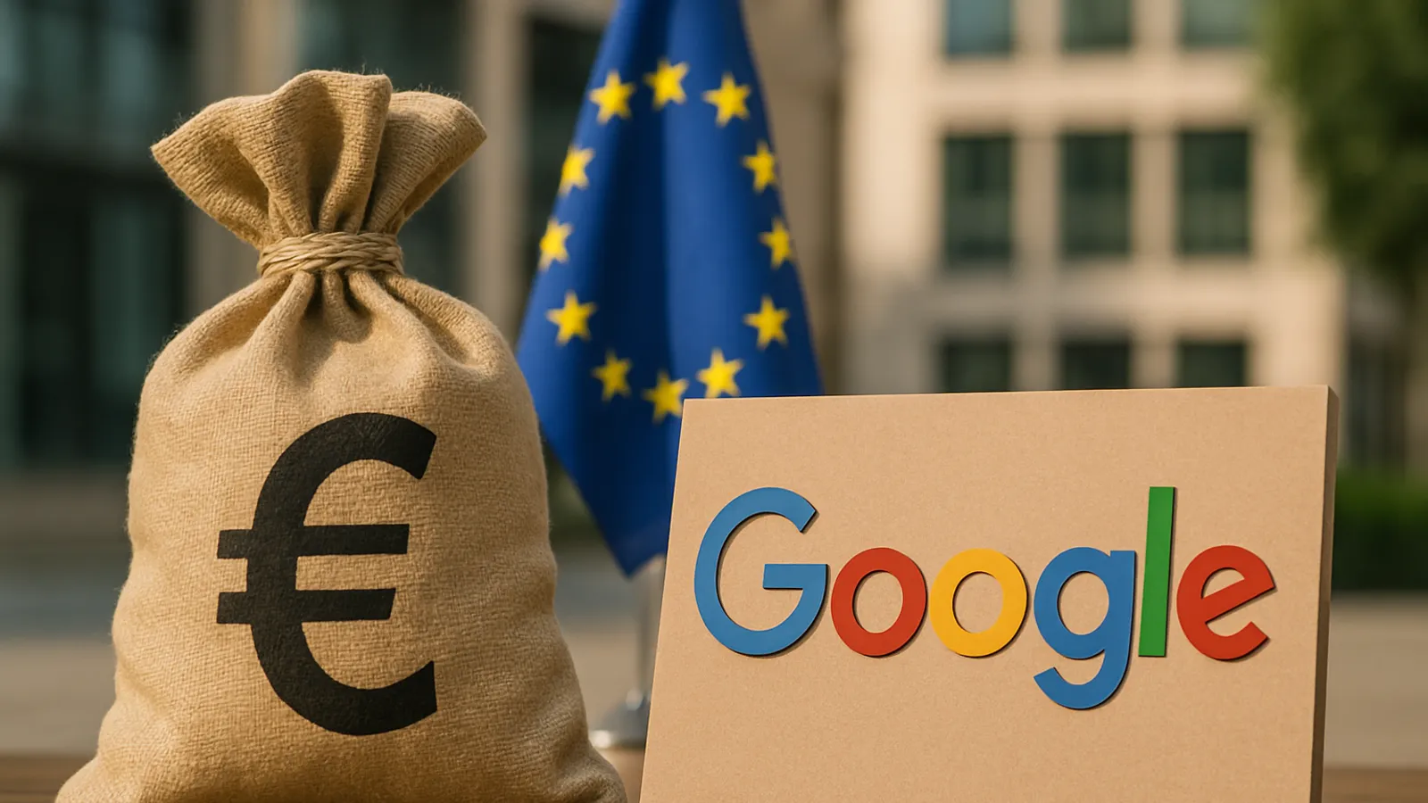 Die EU hat eine Millionen-Strafe gegen Google verhängt.