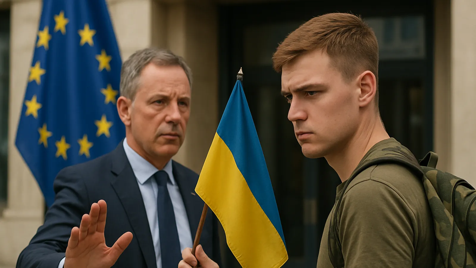 Die EU-Kommission will den vereinfachten Schutz für neu ankommende wehrfähige Ukrainer einschränken.