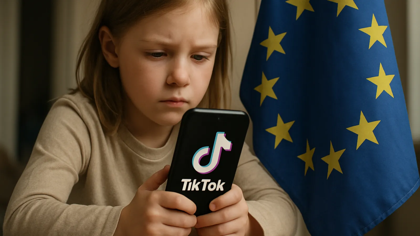 Die EU-Kommission wirft TikTok unzureichenden Schutz von Kindern vor.