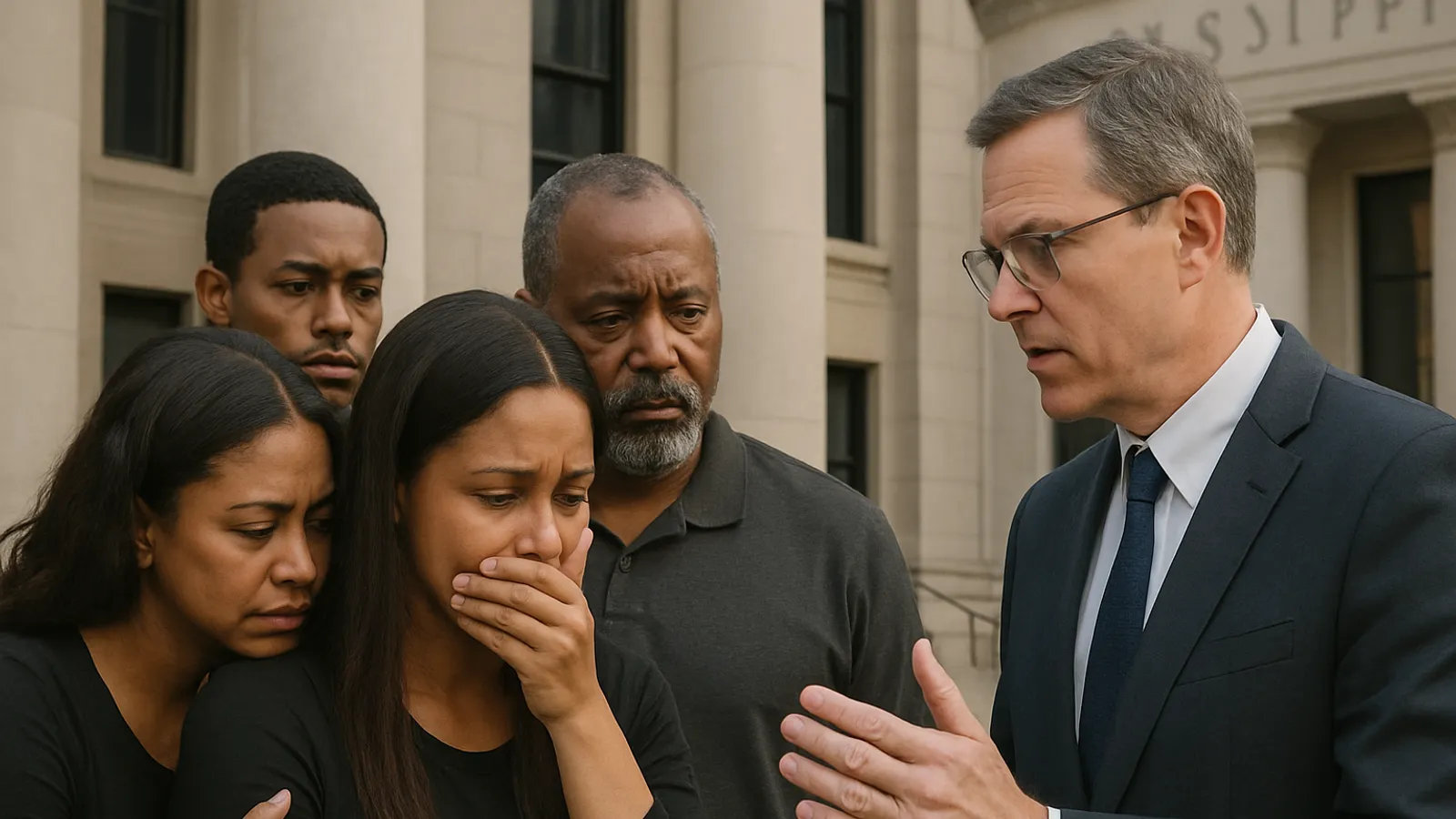 Die Familie von Nolan Wells trifft sich mit dem Staatsanwalt von Mississippi wegen seines Todes.