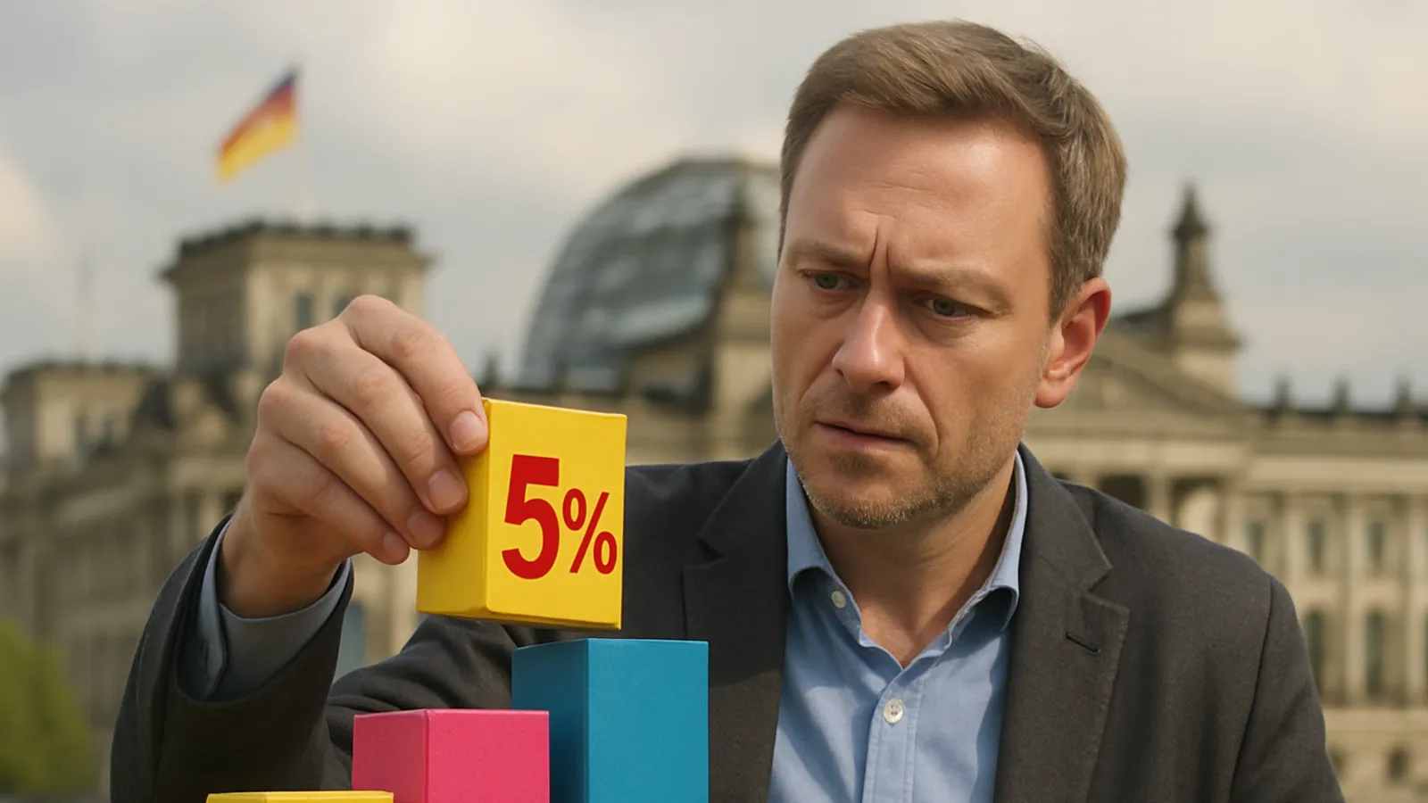 Im Insa-Sonntagstrend erreicht die FDP erstmals seit Januar 2025 wieder fünf Prozent.