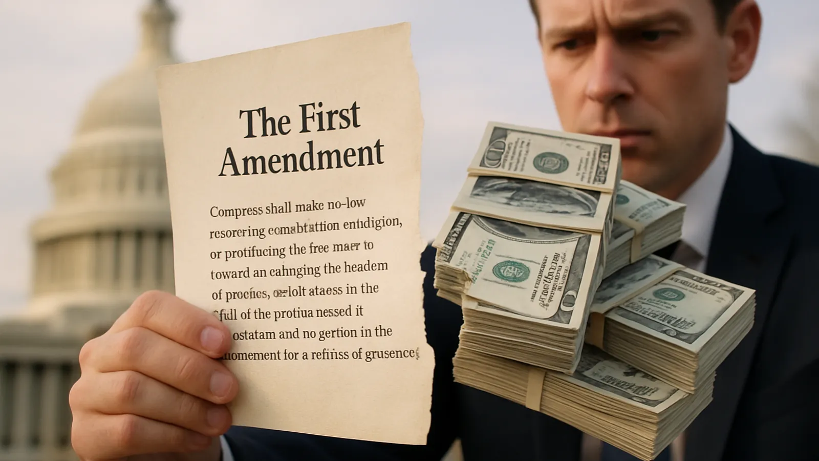 Der First Amendment verlangt eine grundlegende Überarbeitung der Wahlkampffinanzierungsgesetze.