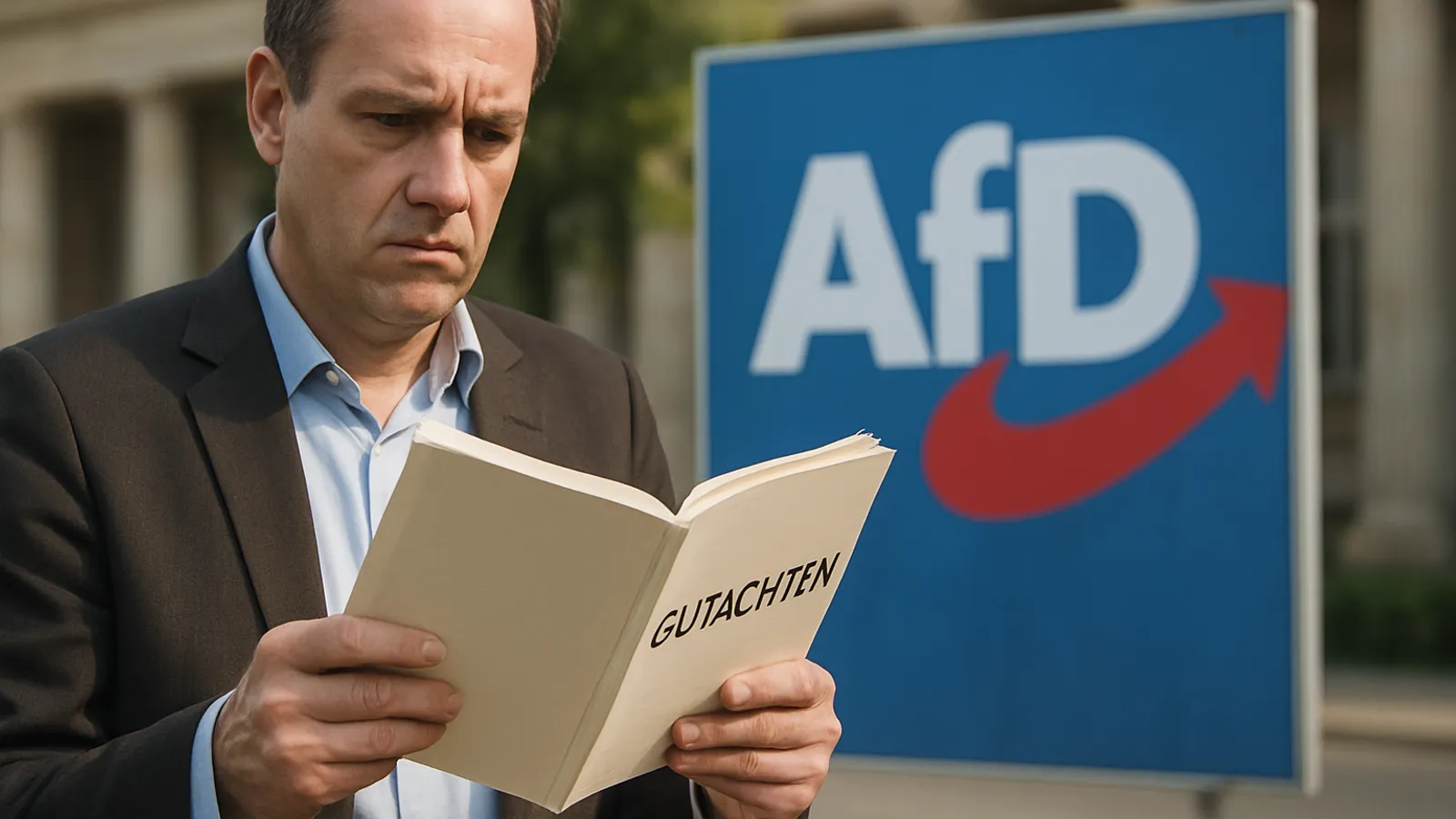 Die Gesellschaft für Freiheitsrechte kommt in ihrem Gutachten zu dem Ergebnis, die AfD sei verfassungswidrig.