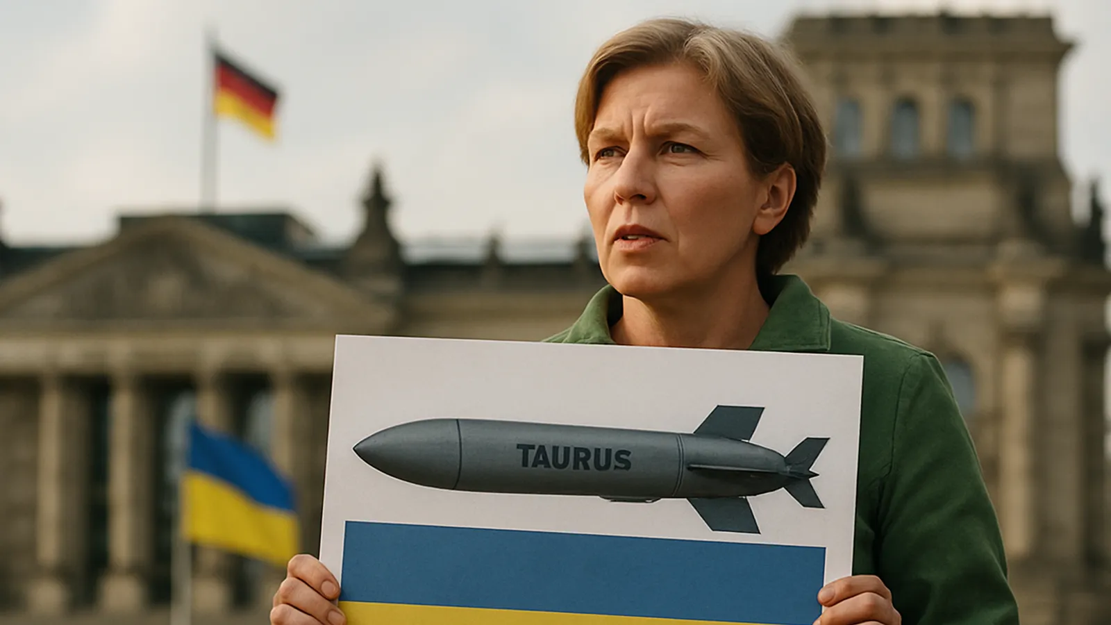 Die Grünen drängen auf die Lieferung von Taurus-Raketen für die Ukraine.