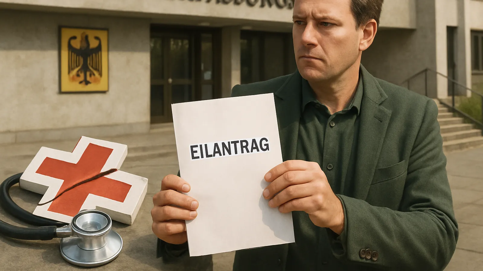 Die Grünen haben einen Eilantrag beim Bundesverfassungsgericht gegen die Gesundheitsreform eingereicht.