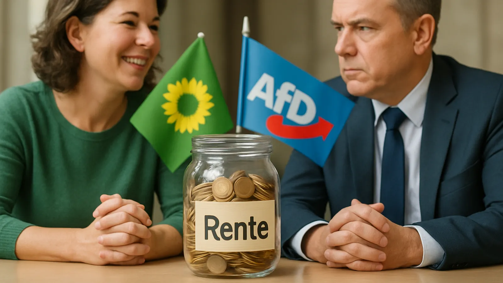 Die Grünen loben Ideen zur Kapitaldeckung und die AfD begrüßt die Ausweitung des Beitragszahlerkreises.