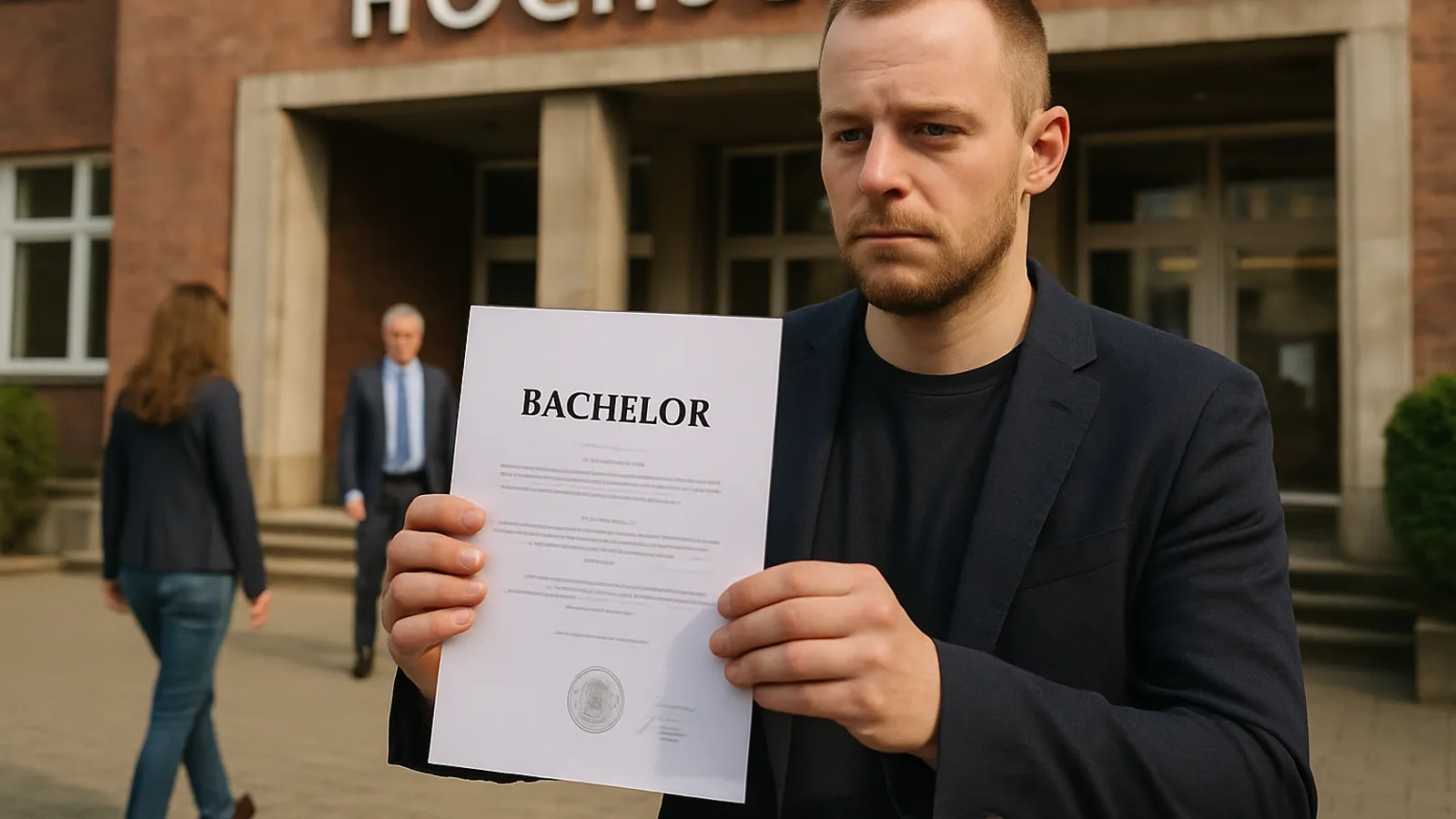 Die Hochschule hat den Bachelor von Ulrich Siegmund bestätigt.