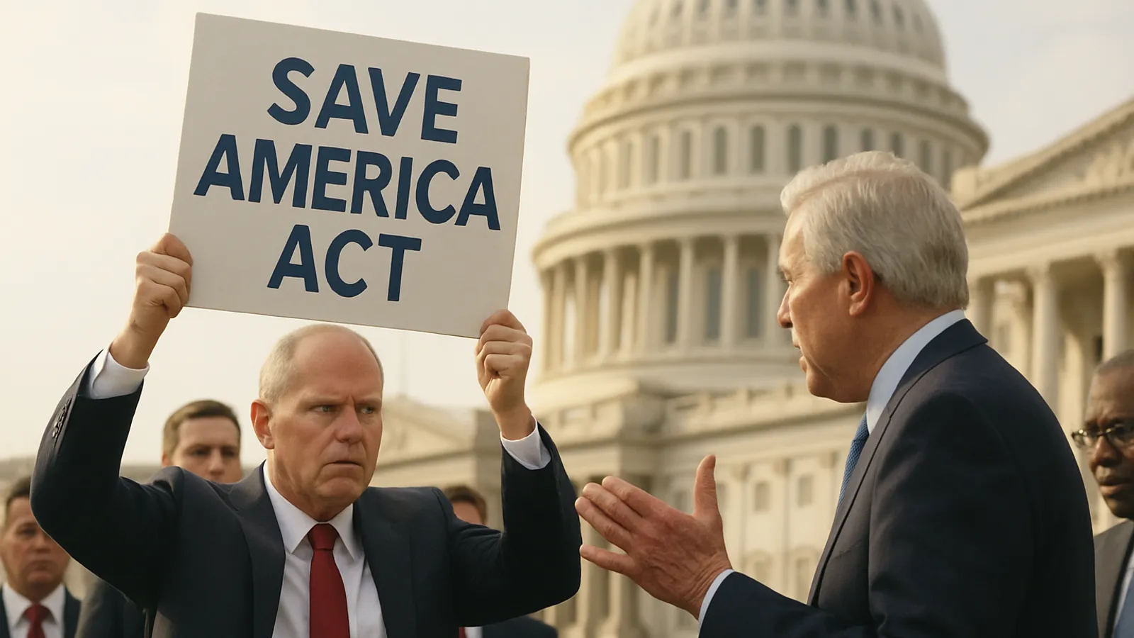 Die House GOP hat den SAVE America Act in die legislative Agenda aufgenommen, um den Senat zu durchbrechen.