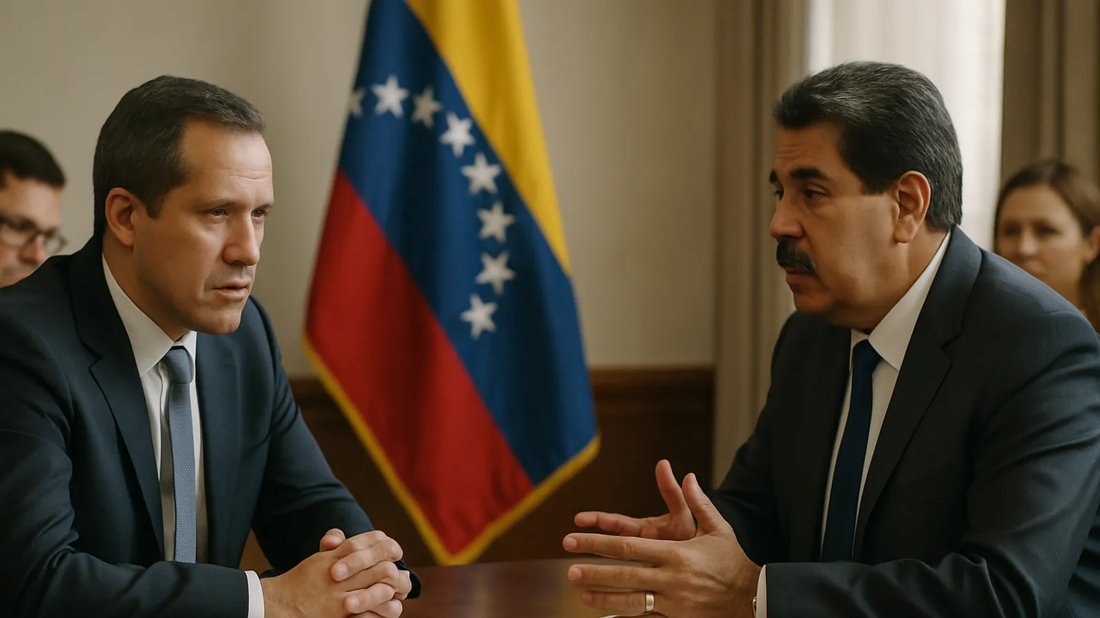 Die Interimsregierung Venezuelas führt Gespräche mit der Opposition über Übergang.