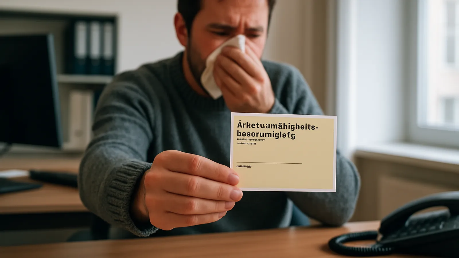 Die Koalition hat beschlossen, dass Arbeitnehmer ab dem ersten Krankheitstag eine Arbeitsunfähigkeitsbescheinigung vorlegen müssen.