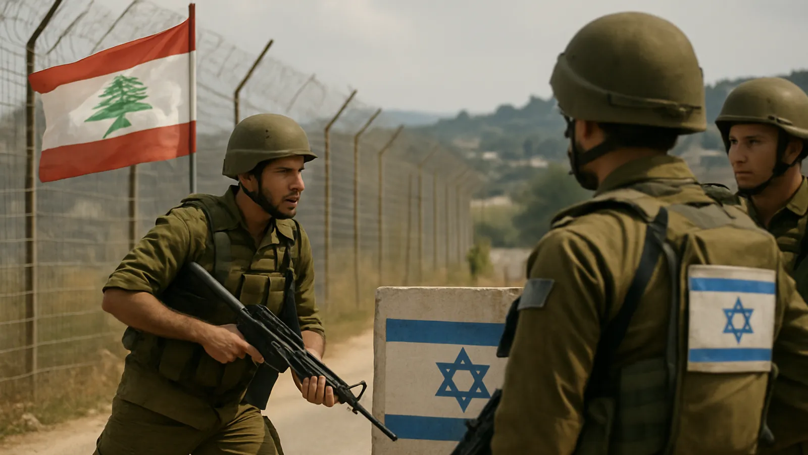 Die libanesische Armee rückt in von Israel kontrollierte Gebiete vor.