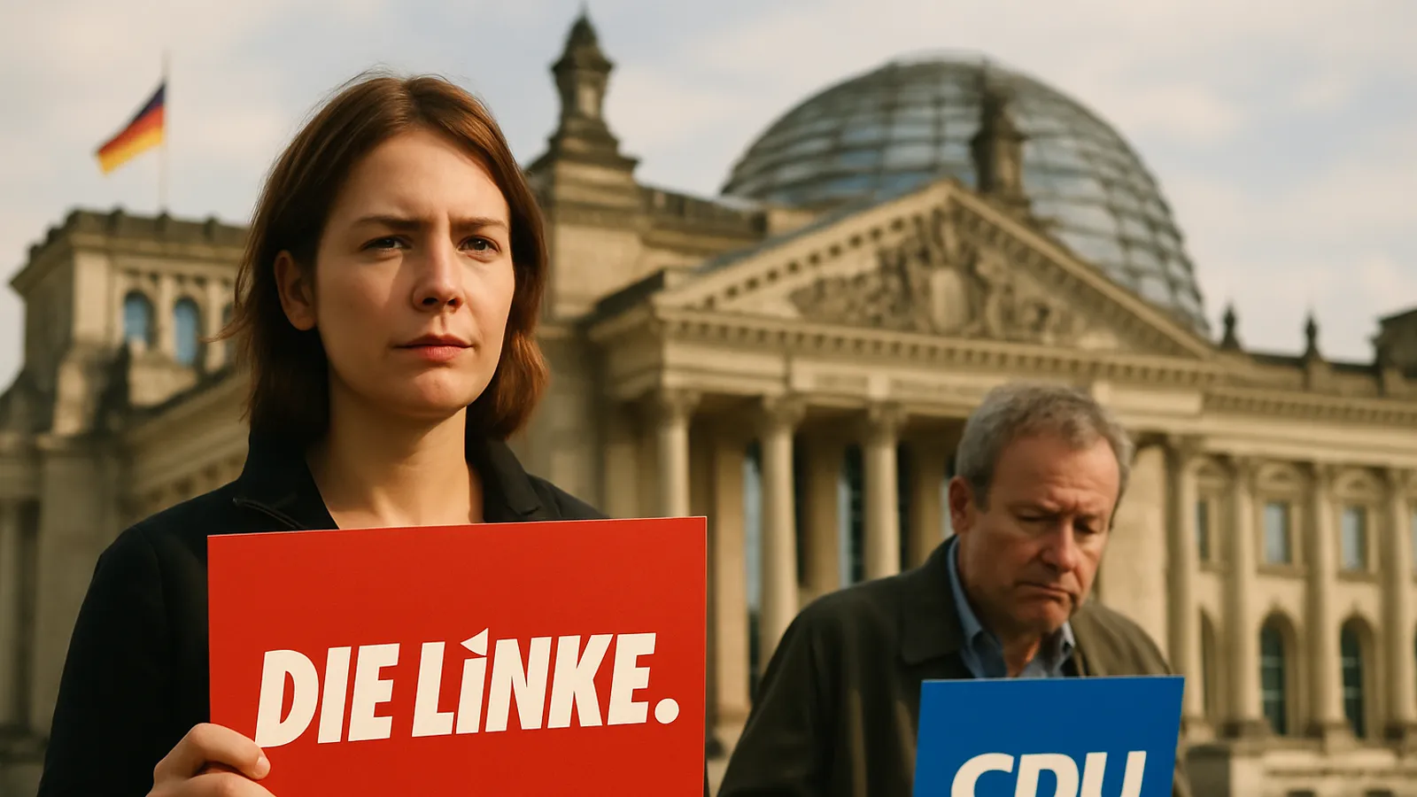 Die Linke ist die stärkste Partei in Berlin, während die CDU zurückfällt.