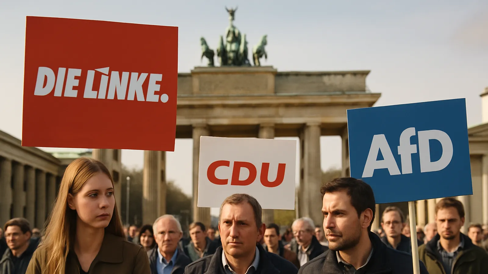 In einer Civey-Umfrage führt die Berliner Linke vor CDU und AfD.