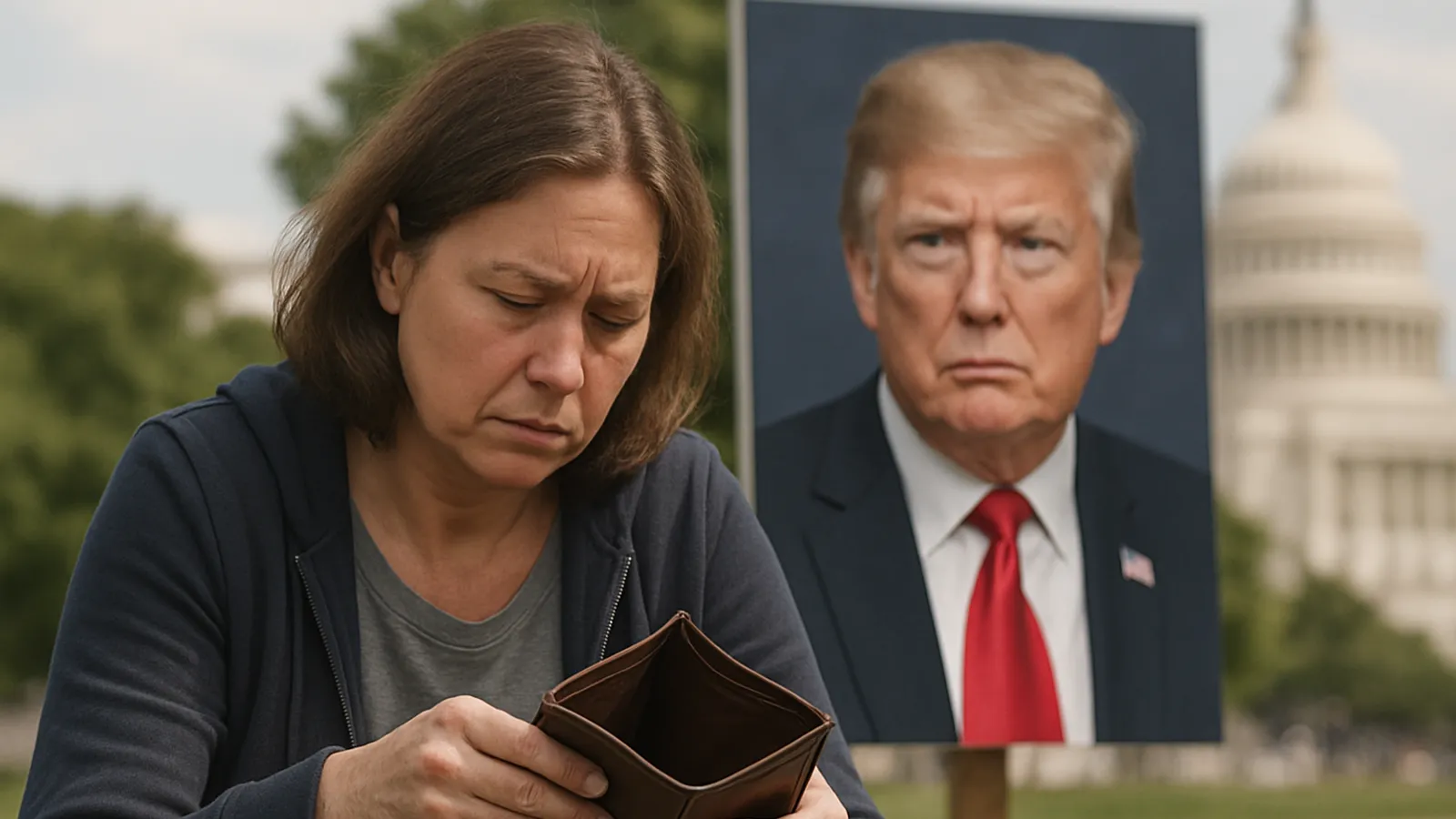 Die Mehrheit der Amerikaner sagt, dass sie finanziell schlechter dastehen seit Trump erneut im Amt ist.