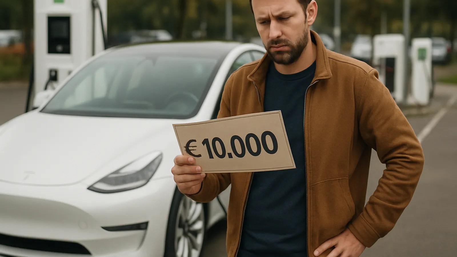 Die Mehrheit der E-Auto-Kaufprämien geht bisher an Tesla-Fahrer.