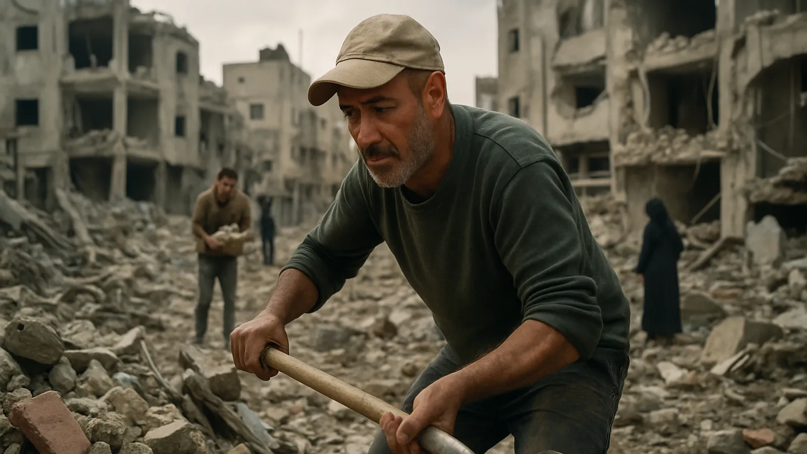 Die Menschen im Gazastreifen wollen aufräumen.