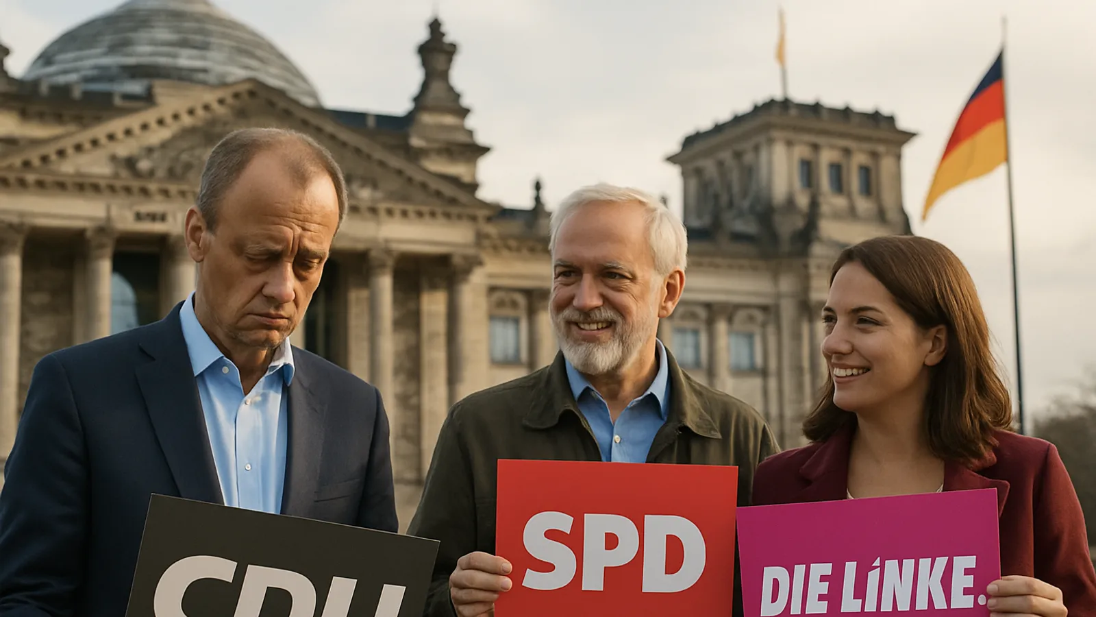 Die Merz-Union verliert weiter, während die Linke mit der SPD gleichauf ist.