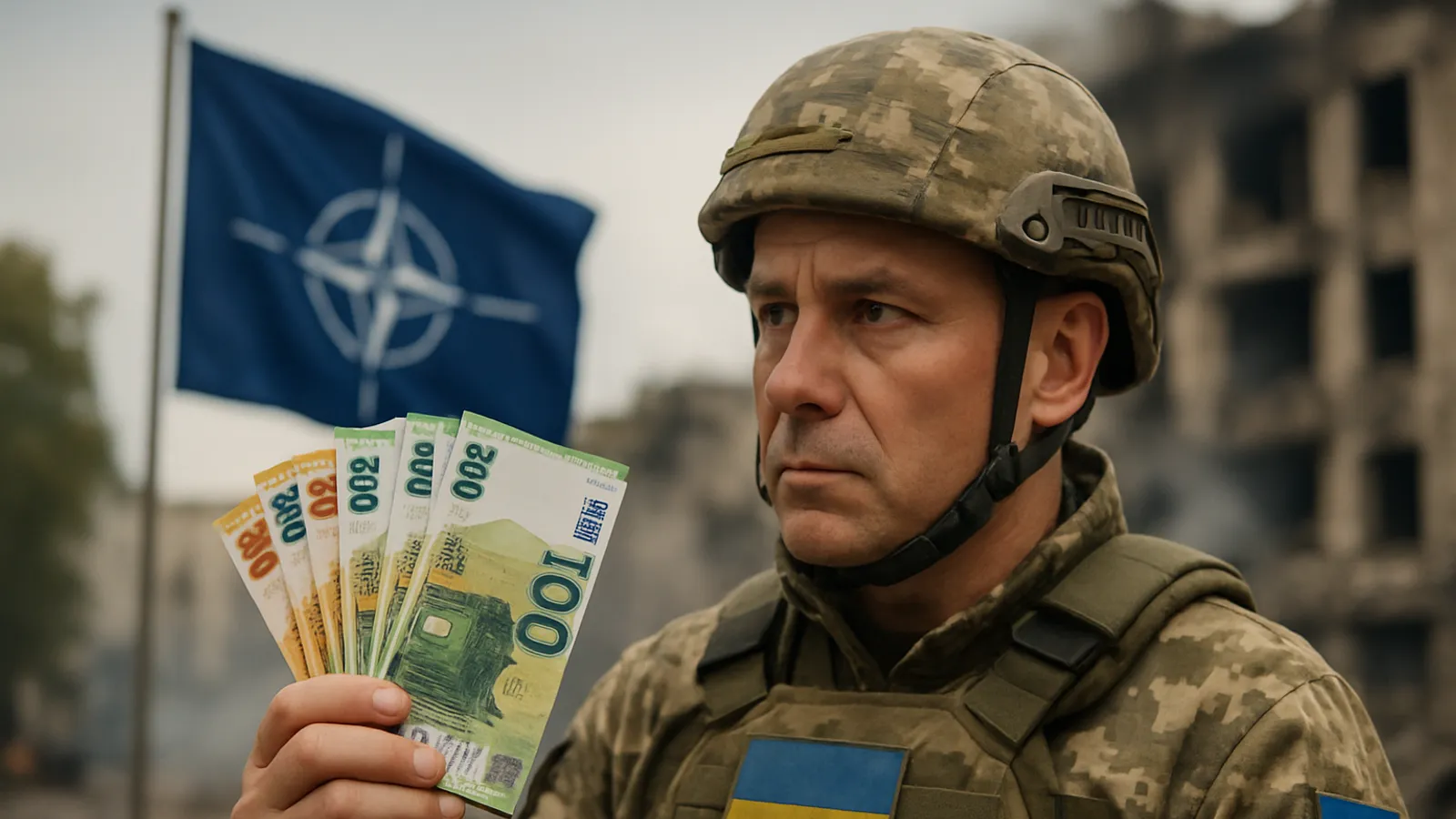 Die Nato verspricht der Ukraine 140 Milliarden Euro für zwei Jahre.