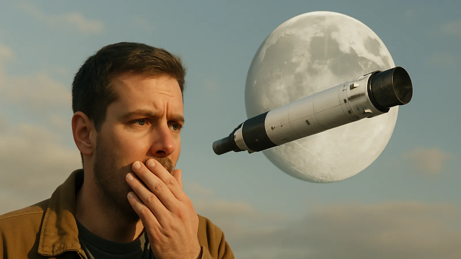 Die Oberstufe der SpaceX Falcon 9 droht ungeplant auf den Mond zu fallen.