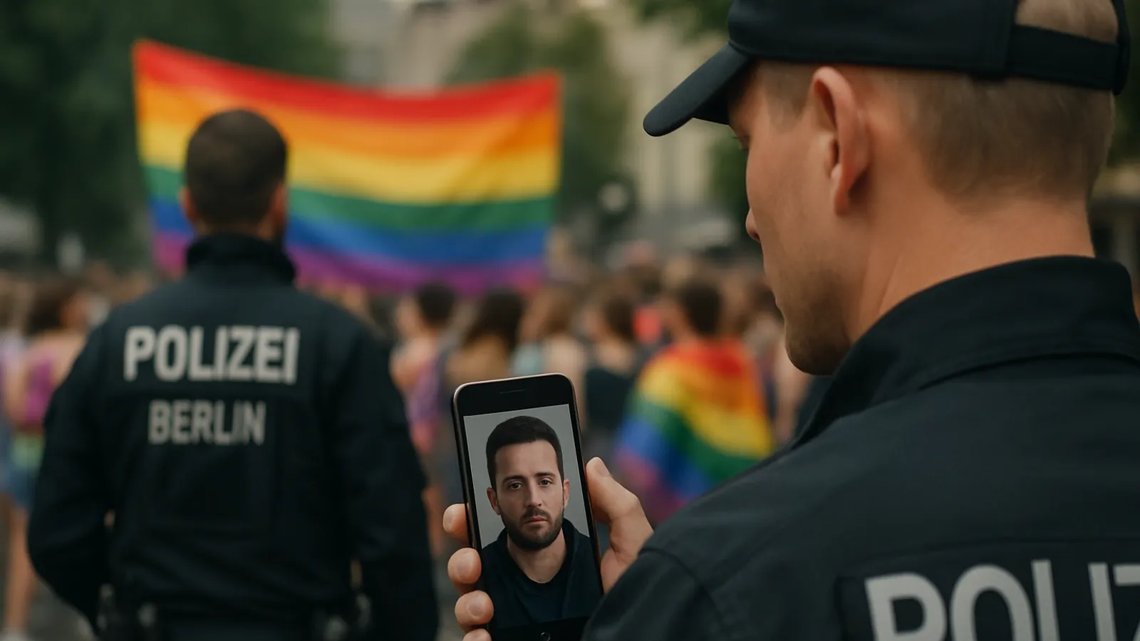 Die Polizei fahndet nach einem Tatverdächtigen im Zusammenhang mit einem Anschlag beim CSD in Berlin.