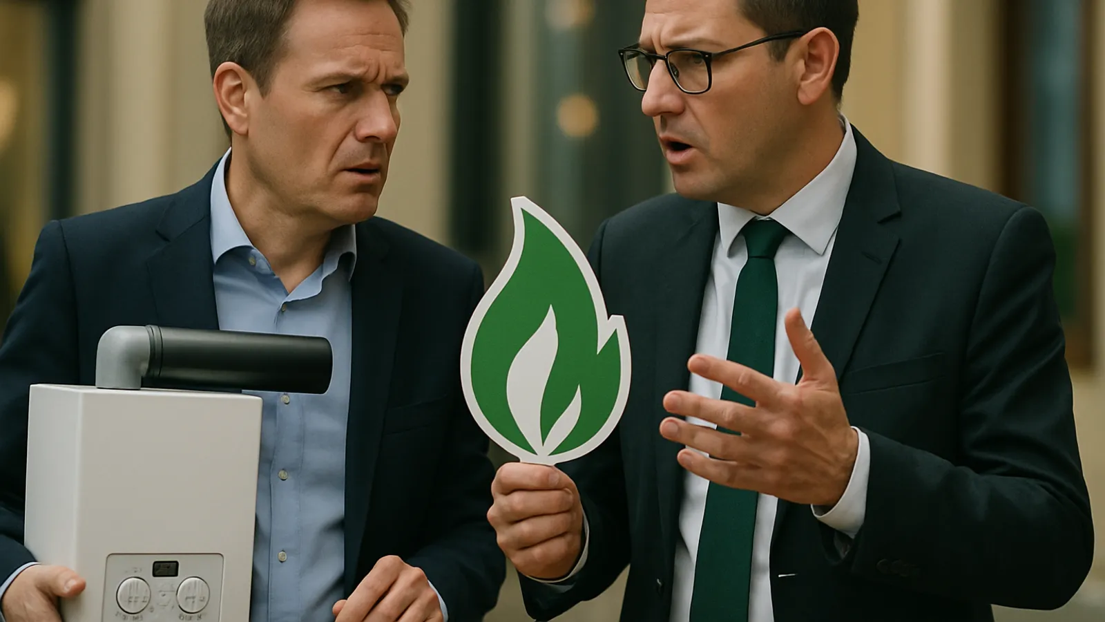 Die Regierungsfraktionen fordern Änderungen an dem neuen Heizungsgesetz für den Umstieg auf klimaneutrale Brennstoffe.