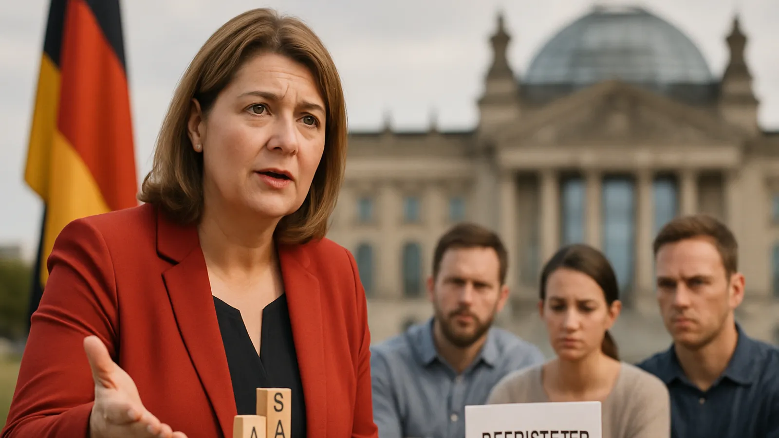 Die stellvertretende SPD-Vorsitzende Rehlinger verteidigt die Steuerreformpläne und Änderungen bei befristeten Verträgen.