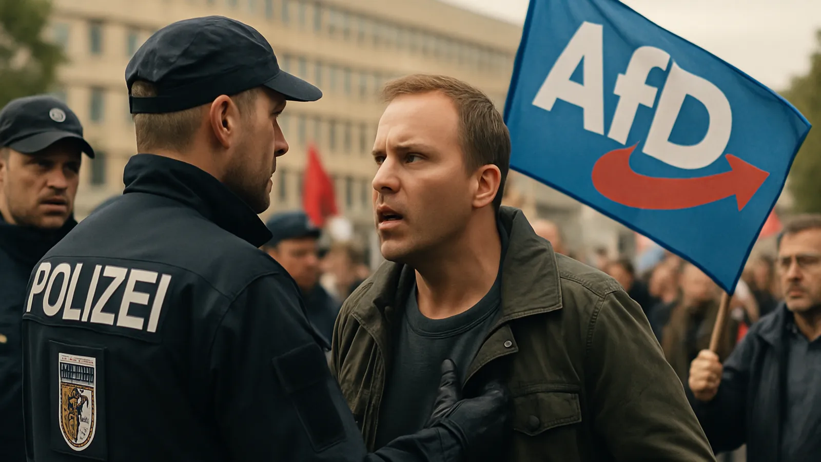 Die Thüringer Polizei bearbeitet 74 Straftaten nach dem AfD-Bundesparteitag.