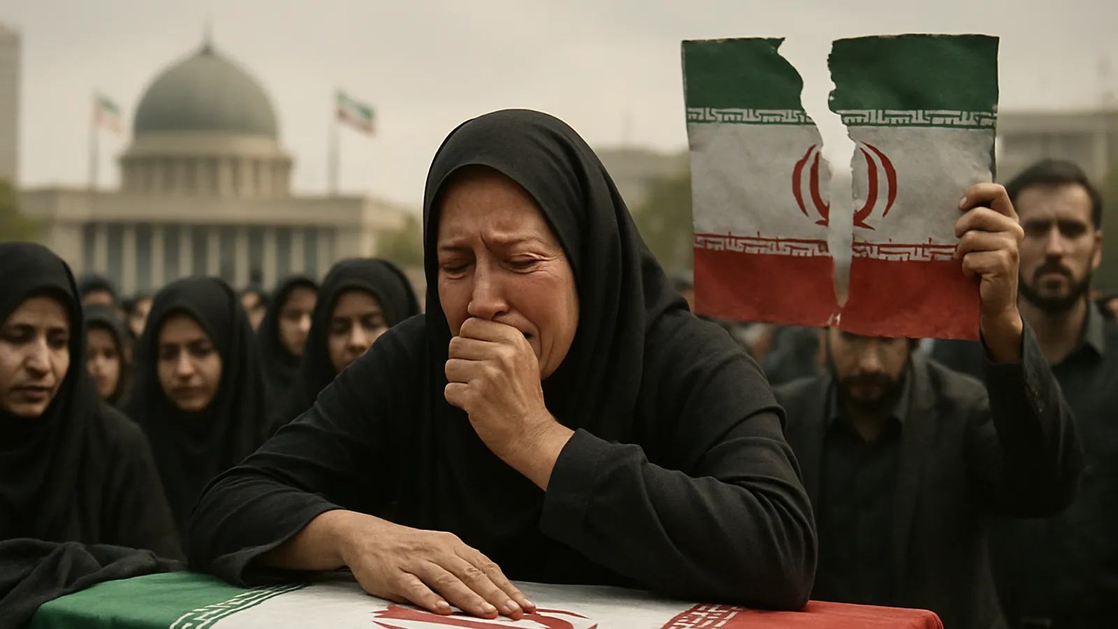 Die Trauerfeier im Iran zeigt die Schwierigkeiten, die vor dem Land liegen.
