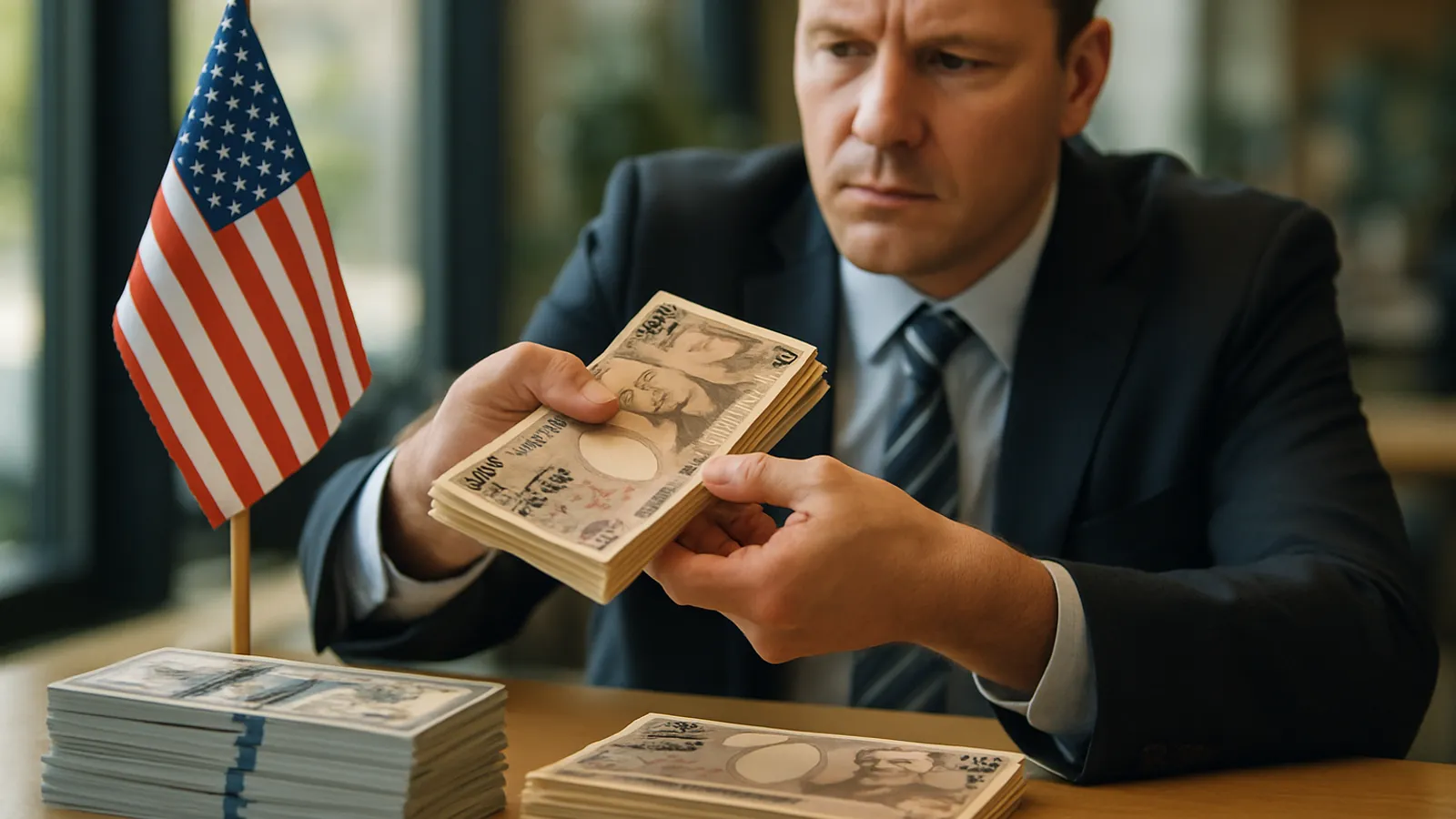 Die USA haben Yen gekauft, um die japanische Währung zu stützen.