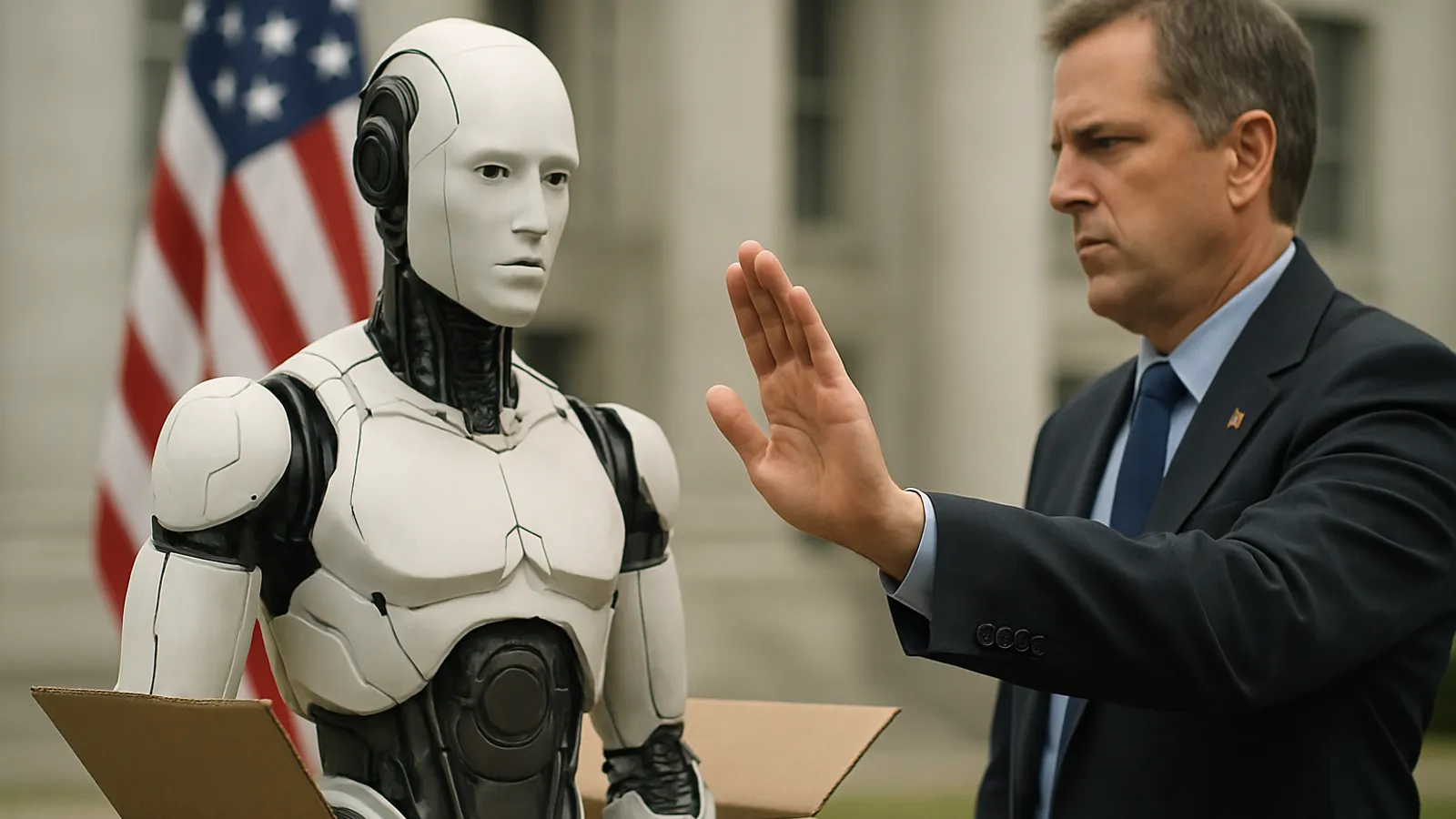 Die USA verbieten den Import von humanoiden Robotern aus China.
