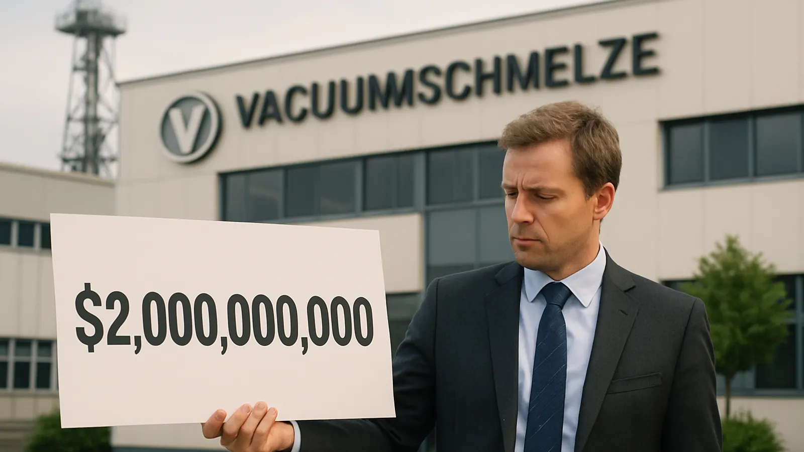 Die Vacuumschmelze in Hanau geht für knapp zwei Milliarden Dollar an Energy Fuels.