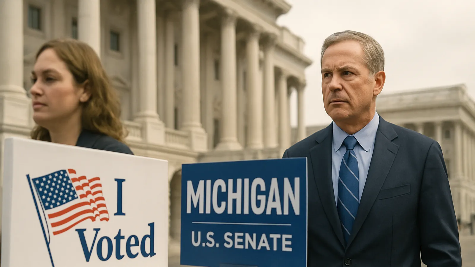 Michigan: Wahllokale geschlossen, demokratische Senatsvorwahl noch offen.