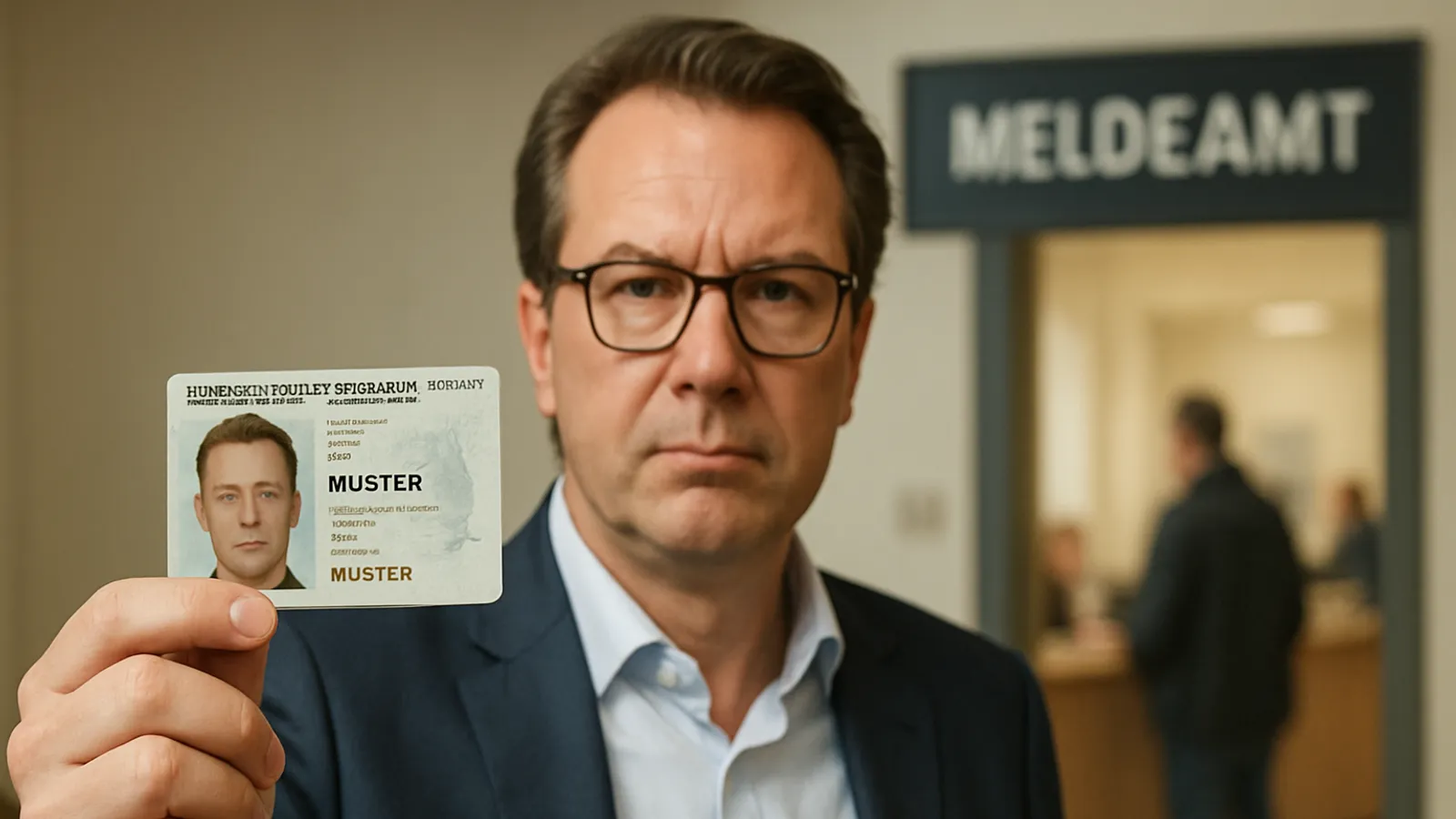 Bundesinnenministerium prüft Personalausweis ohne aufgedruckte Adresse.